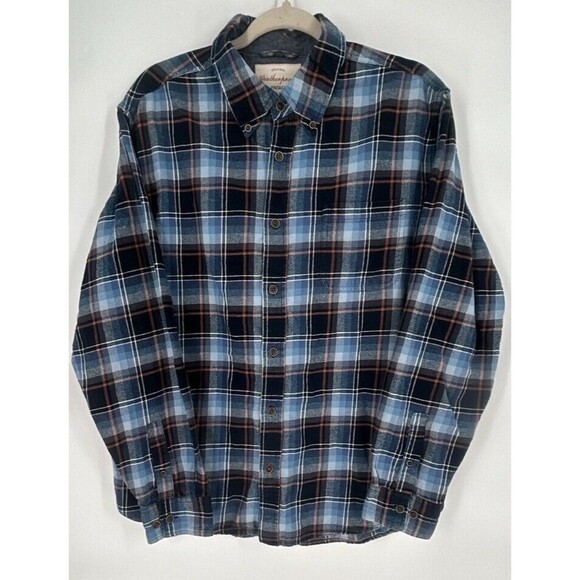 Weatherproof Vintage XL Plaid Flannel Shirt Button-Down Longsleeve‎ - Picture 1 of 7